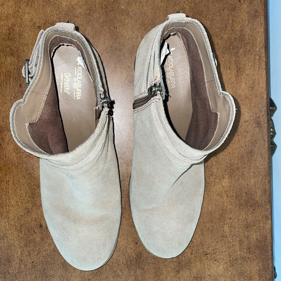 Koolaburra By Ugg Womens Erena Ankle Booties Brown Block Heels Zip Buckle Sz 10 - Picture 7 of 15